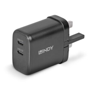 Lindy 65W USB 2 x Type C GaN Charger