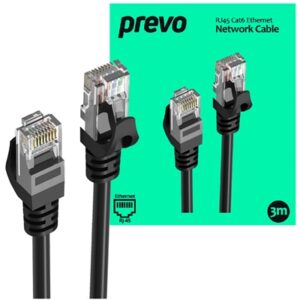 Prevo CAT6-BLK-3M Network Cable