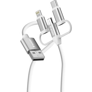 Verbatim Essentials 3-in-1 Sync & Charge Cable USB-A to Micro-B