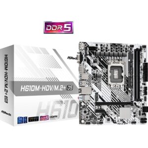 ASRock H610M-HDV/M.2+ D5 Intel 1700 Socket Motherboard