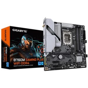 Gigabyte B760M GAMING PLUS WIFI DDR4 Intel 1700 Socket Motherboard