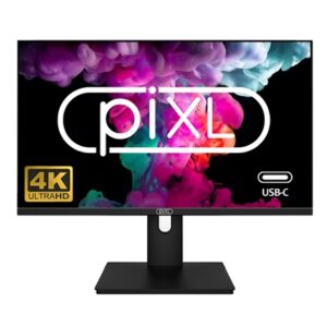 piXL PX27UDH4K 27 Inch 60Hz 4K IPS Monitor with 3840 x 2160 Resolution