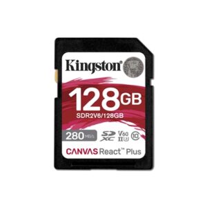 Kingston Canvas React Plus V60 128GB Memory Card